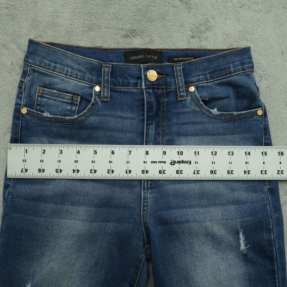 Kendal Kylie Jeans Women's Size 27 The Kontour High-Rise Skinny Denim 26" Inseam - Picture 4 of 15